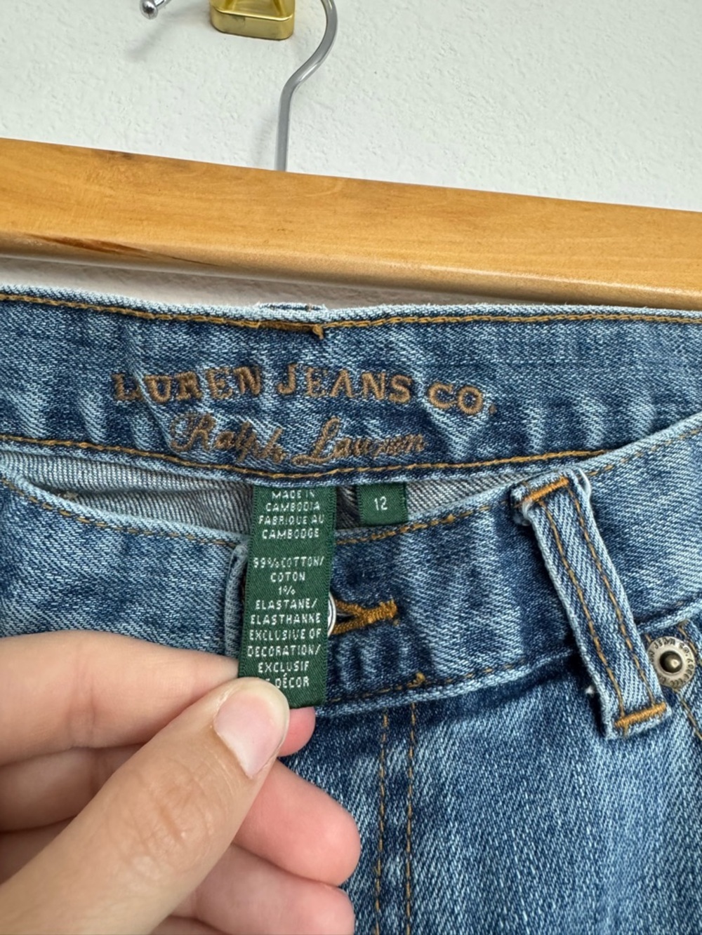 Lauren Jeans Co Straight Leg Ankle Length Jeans - Picture 3 of 8